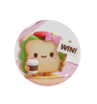 サンドイッチちゃんカプセルトイ(丸型)（個別スタンプ：5）