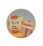 サンドイッチちゃんカプセルトイ(丸型)（個別スタンプ：8）