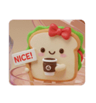 サンドイッチちゃんカプセルトイ(四角型)（個別スタンプ：7）