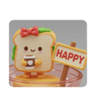サンドイッチちゃんカプセルトイ(四角型)（個別スタンプ：8）