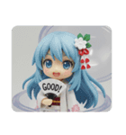 緑多めの色んなみなみちゃん（個別スタンプ：5）