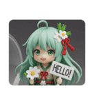 緑多めの色んなみなみちゃん（個別スタンプ：8）