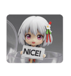 1年中使いやすい精霊みなみちゃんスタンプ（個別スタンプ：4）