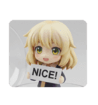 1年中使いやすい精霊みなみちゃんスタンプ（個別スタンプ：7）