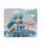 DIYもお任せ精霊みなみちゃん（個別スタンプ：1）
