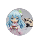 DIYもお任せ精霊みなみちゃん（個別スタンプ：7）