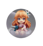 DIYもお任せ精霊みなみちゃん（個別スタンプ：8）