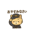 猫×駅員×挨拶 スタンプ（個別スタンプ：6）