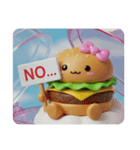 青空ハンバーガーちゃん(四角型)（個別スタンプ：6）
