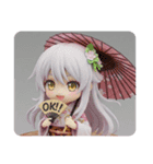 とある初夏の精霊みなみちゃん（個別スタンプ：4）