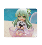 とある初夏の精霊みなみちゃん（個別スタンプ：8）