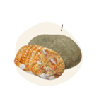 石っこどうぶつ・あいさつ（個別スタンプ：8）