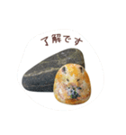 石っこどうぶつ・あいさつ（個別スタンプ：13）