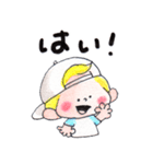 46.チャビーボーイのテニススタンプ（個別スタンプ：5）