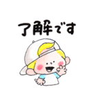 46.チャビーボーイのテニススタンプ（個別スタンプ：7）