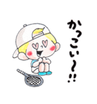 46.チャビーボーイのテニススタンプ（個別スタンプ：29）