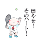 46.チャビーボーイのテニススタンプ（個別スタンプ：34）