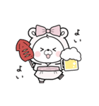 動く♪リボンちゃんの夏コーデ（個別スタンプ：19）