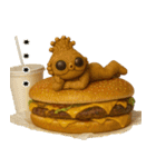 フルカスタム！遮光器ちゃん★何食べる？（個別スタンプ：7）