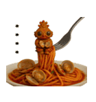 フルカスタム！遮光器ちゃん★何食べる？（個別スタンプ：11）