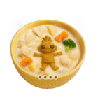 フルカスタム！遮光器ちゃん★何食べる？（個別スタンプ：19）