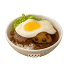 フルカスタム！遮光器ちゃん★何食べる？（個別スタンプ：26）