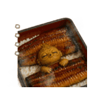 フルカスタム！遮光器ちゃん★何食べる？（個別スタンプ：29）