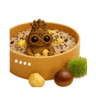 フルカスタム！遮光器ちゃん★何食べる？（個別スタンプ：32）