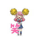 チア部のLINEスタンプ（個別スタンプ：15）