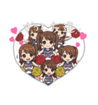 チア部のLINEスタンプ（個別スタンプ：22）
