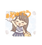 チア部のLINEスタンプ（個別スタンプ：25）