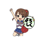 チア部のLINEスタンプ（個別スタンプ：30）