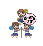 チア部のLINEスタンプ（個別スタンプ：31）