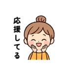 みさスタ＠お団子ヘアの女の子 v01（個別スタンプ：12）
