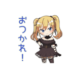 げんきにあいさつ★金髪ゴスロリの女の子（個別スタンプ：7）