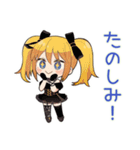 げんきにあいさつ★金髪ゴスロリの女の子（個別スタンプ：13）