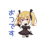 げんきにあいさつ★金髪ゴスロリの女の子（個別スタンプ：19）