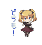 げんきにあいさつ★金髪ゴスロリの女の子（個別スタンプ：22）