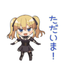 げんきにあいさつ★金髪ゴスロリの女の子（個別スタンプ：25）