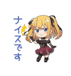 げんきにあいさつ★金髪ゴスロリの女の子（個別スタンプ：30）