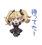 げんきにあいさつ★金髪ゴスロリの女の子（個別スタンプ：34）