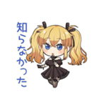 げんきにあいさつ★金髪ゴスロリの女の子（個別スタンプ：35）