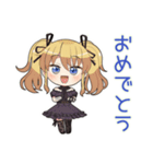 げんきにあいさつ★金髪ゴスロリの女の子（個別スタンプ：38）