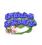 毎日使えるカラフル挨拶（個別スタンプ：28）
