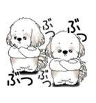 シーズー犬 2025 「文句と心の声」（個別スタンプ：32）