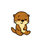 おちゃめカワウソ スプラッシュパレード（個別スタンプ：14）