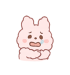 ふわもこウサギのぷにぷに日常（個別スタンプ：5）