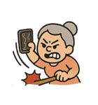 怒らせるな！暴走おばあちゃん（個別スタンプ：2）