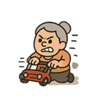 怒らせるな！暴走おばあちゃん（個別スタンプ：6）