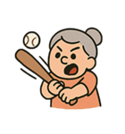 怒らせるな！暴走おばあちゃん（個別スタンプ：11）